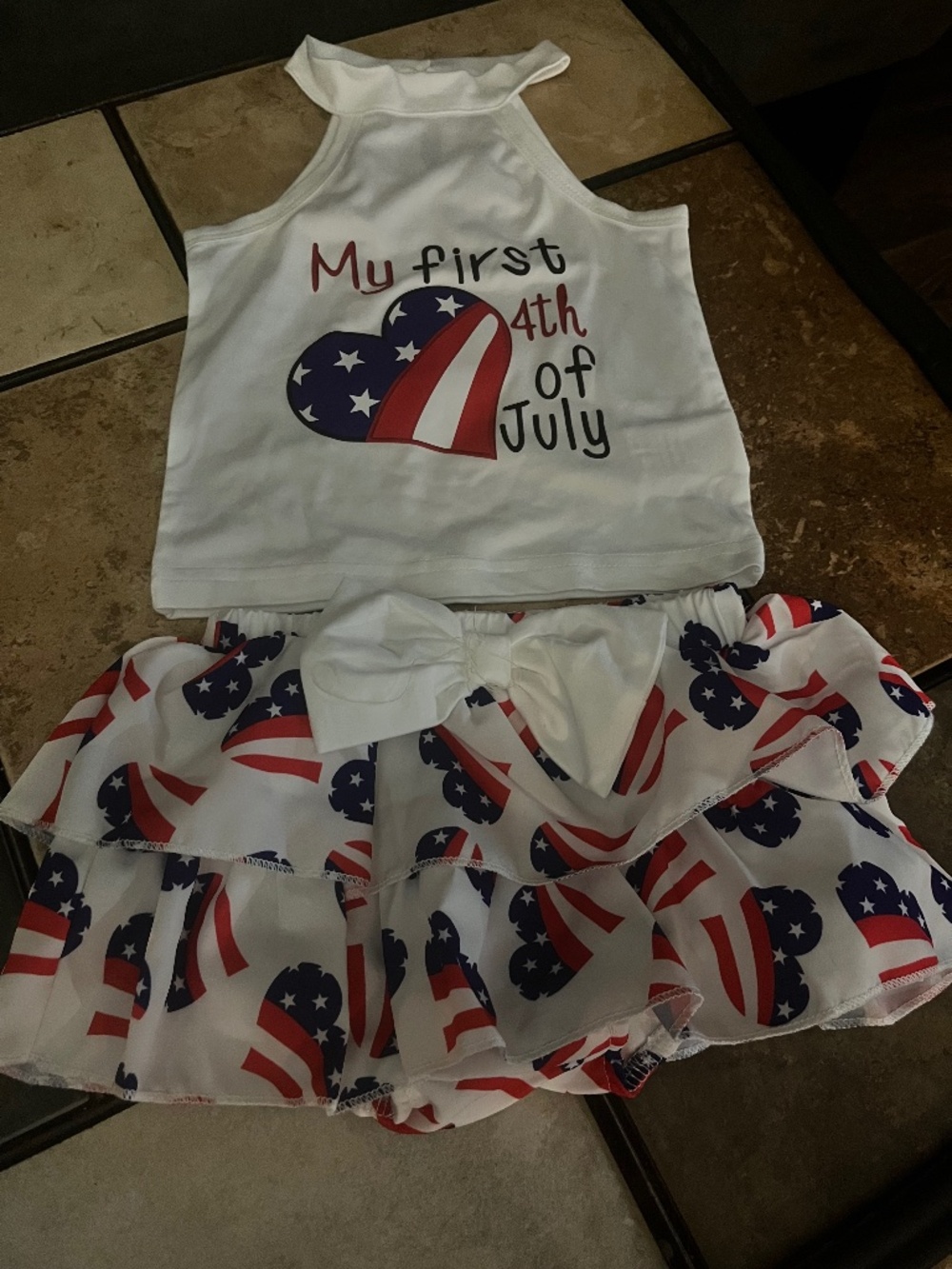 New my 1st 4th of July outfit
